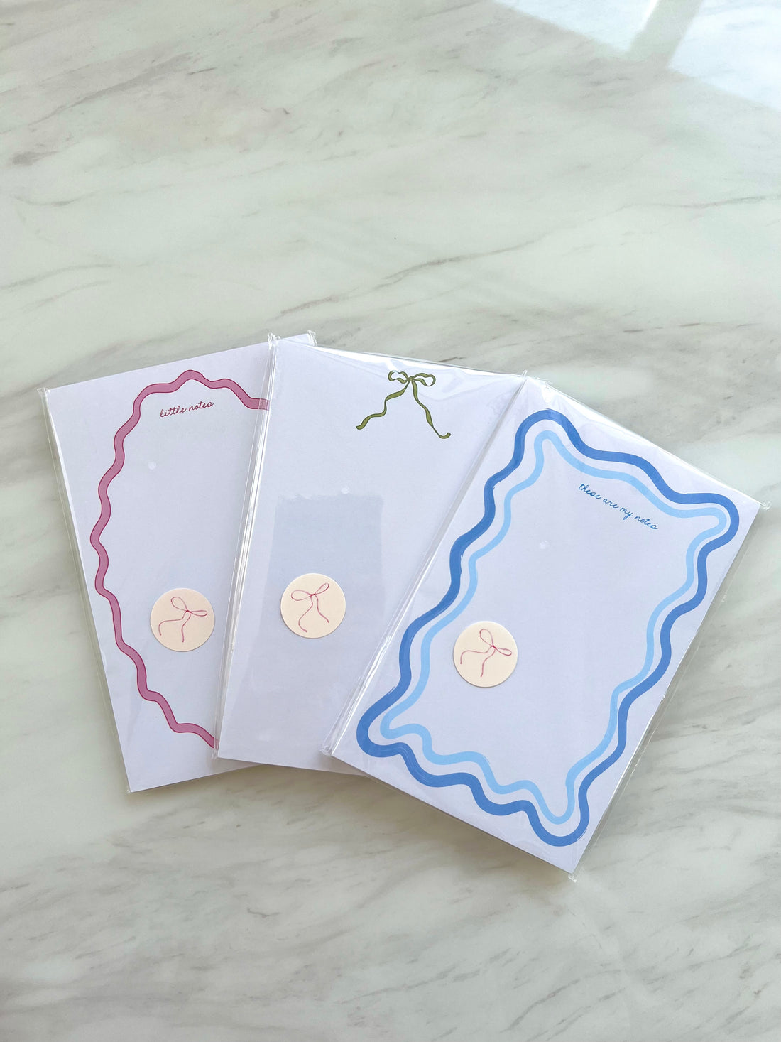 Green Bow Memo Pad - noted.