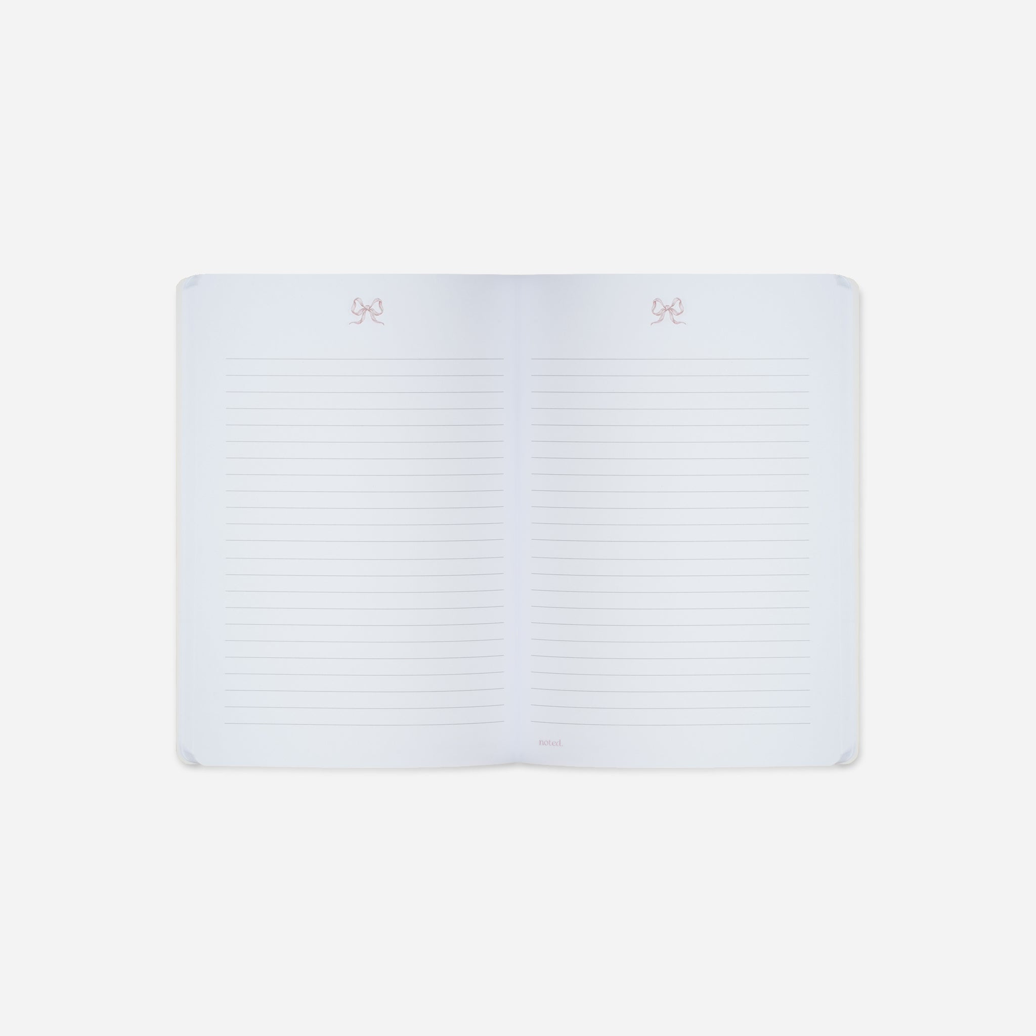 coquette-inspired lined notebook — perfect for journaling and student planners