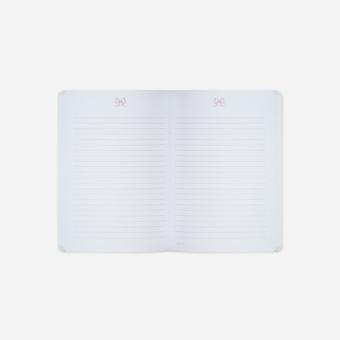coquette-inspired lined notebook — perfect for journaling and student planners