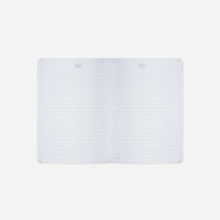 coquette-inspired lined notebook — perfect for journaling and student planners