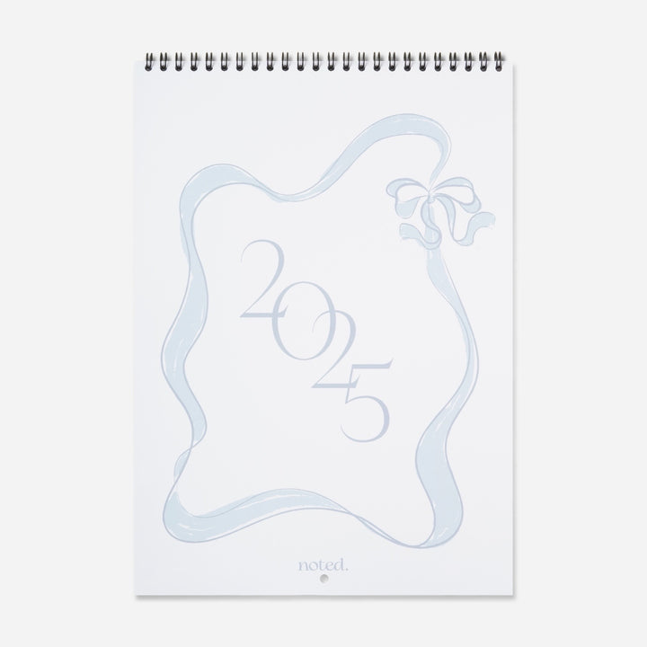 minimal aesthetic wall calendar 2025