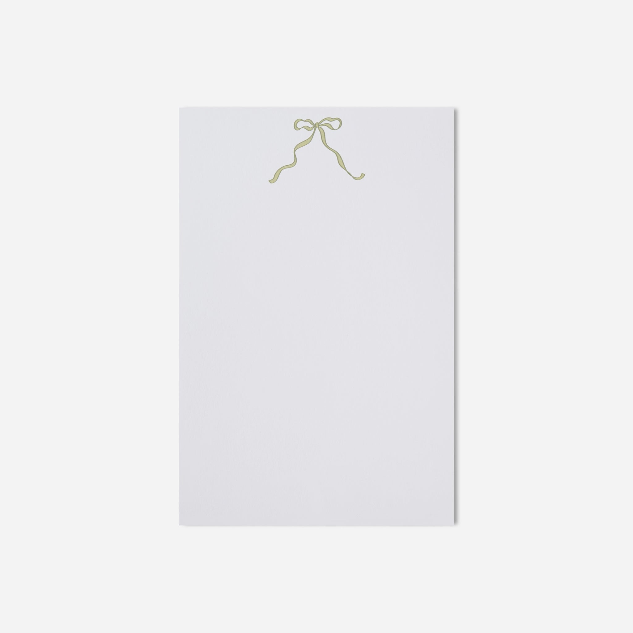 Green Bow Memo Pad