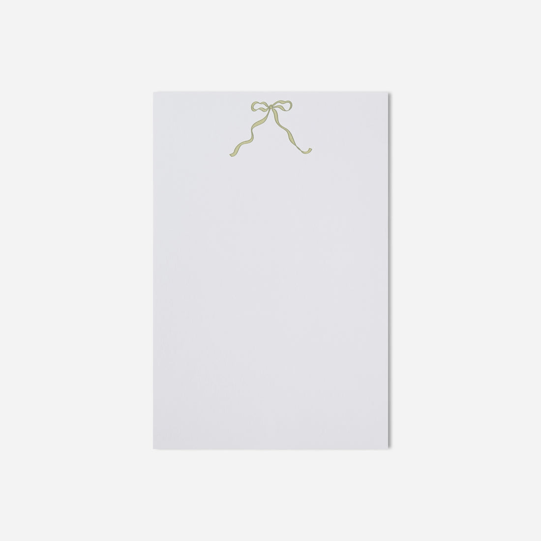 Green Bow Memo Pad