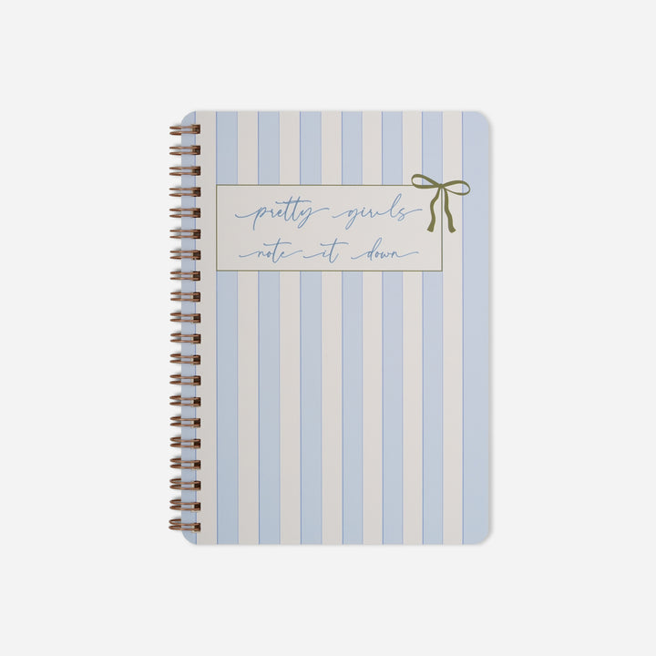 Pretty Girls Note It Down Notebook