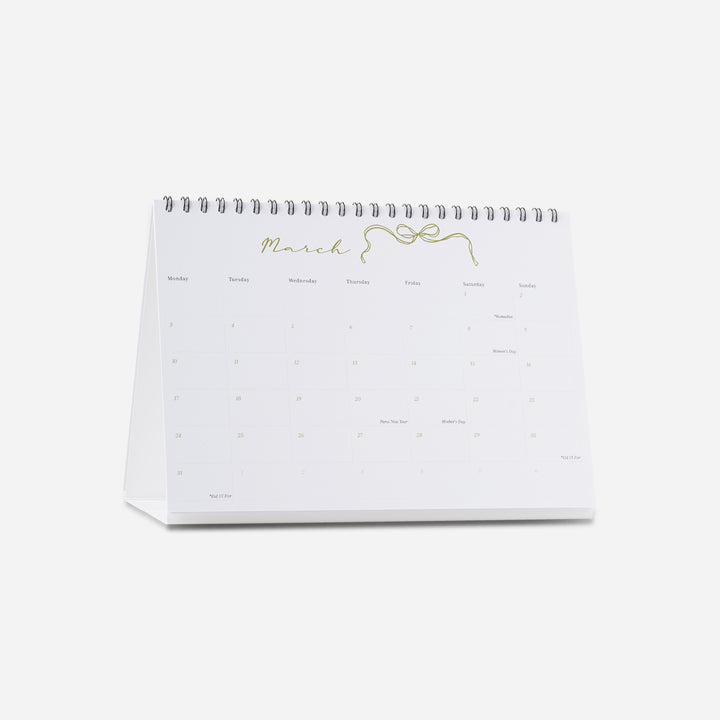 stand-up calendar for students and professionals