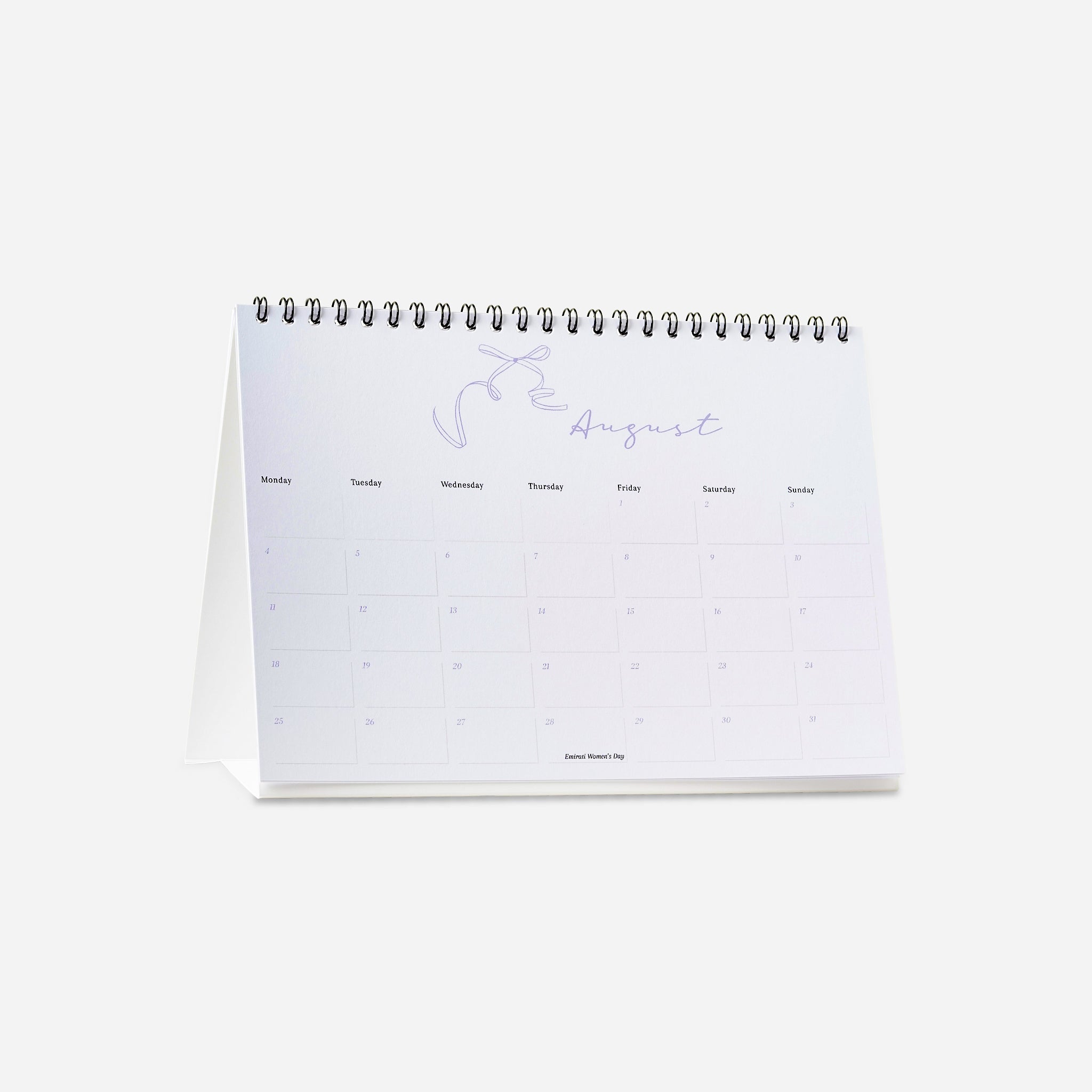 pretty workspace calendar 2025