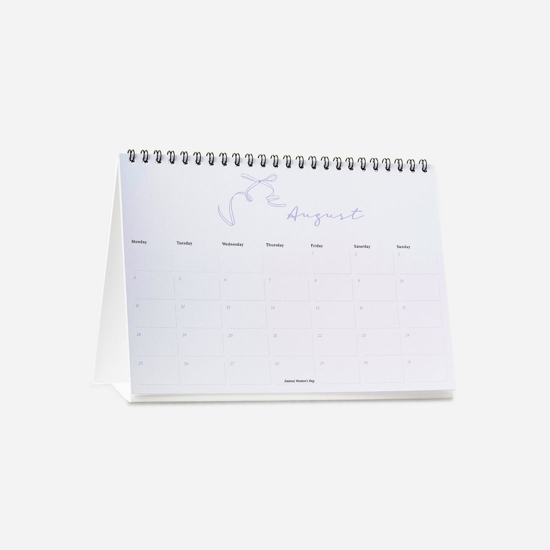 pretty workspace calendar 2025