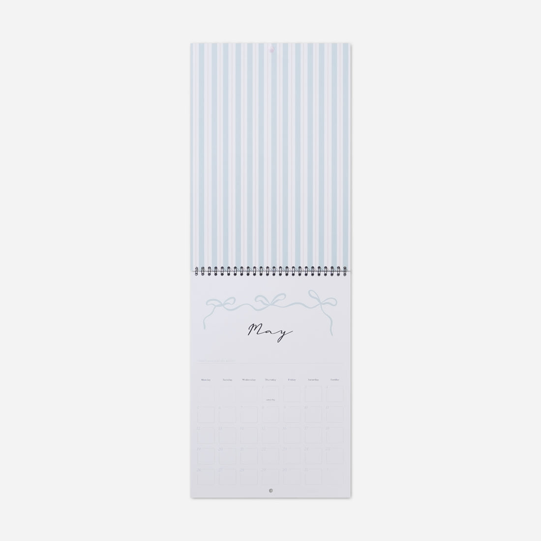 minimal aesthetic wall calendar 2025