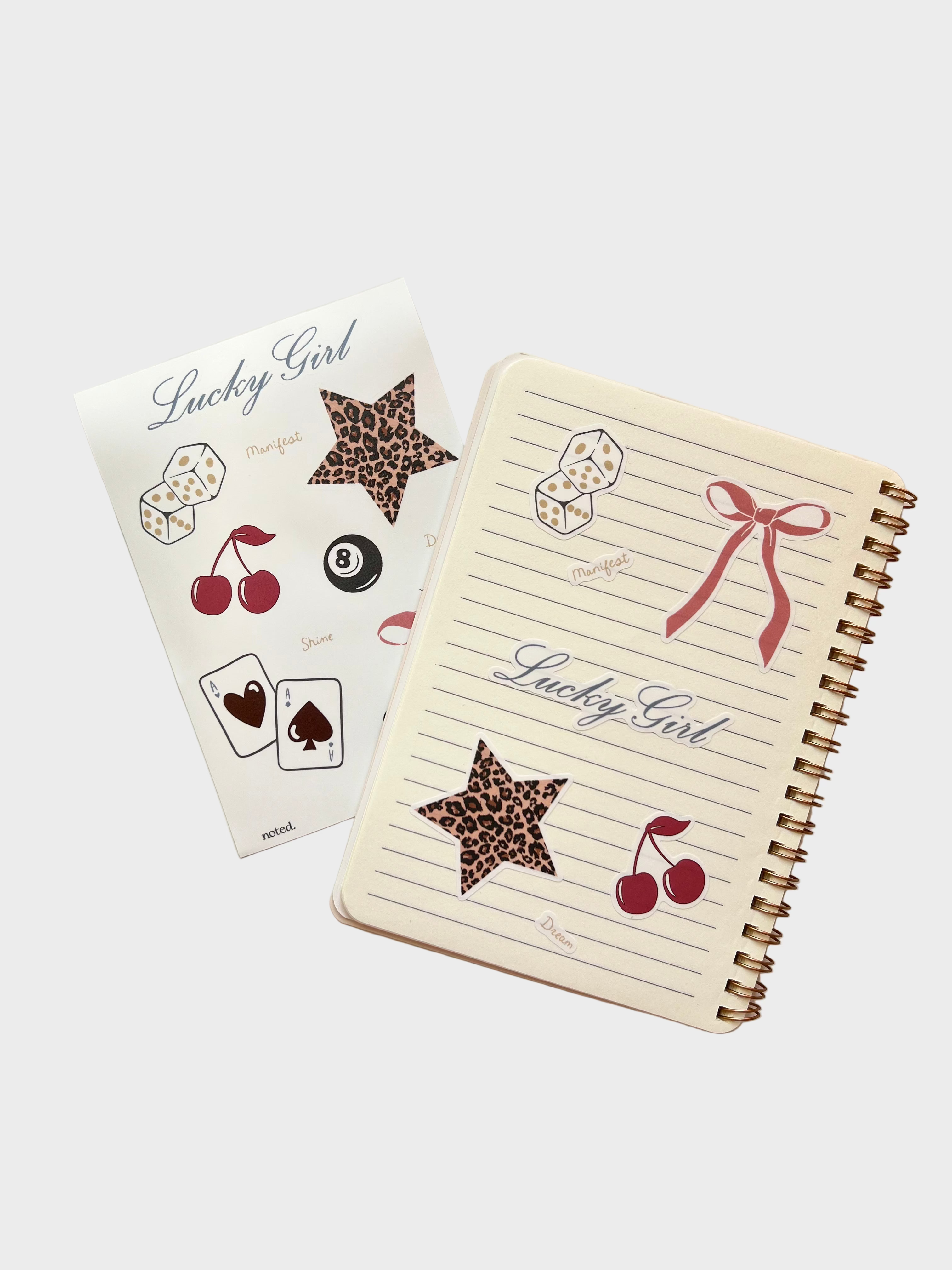 Lucky Girl Sticker Sheet