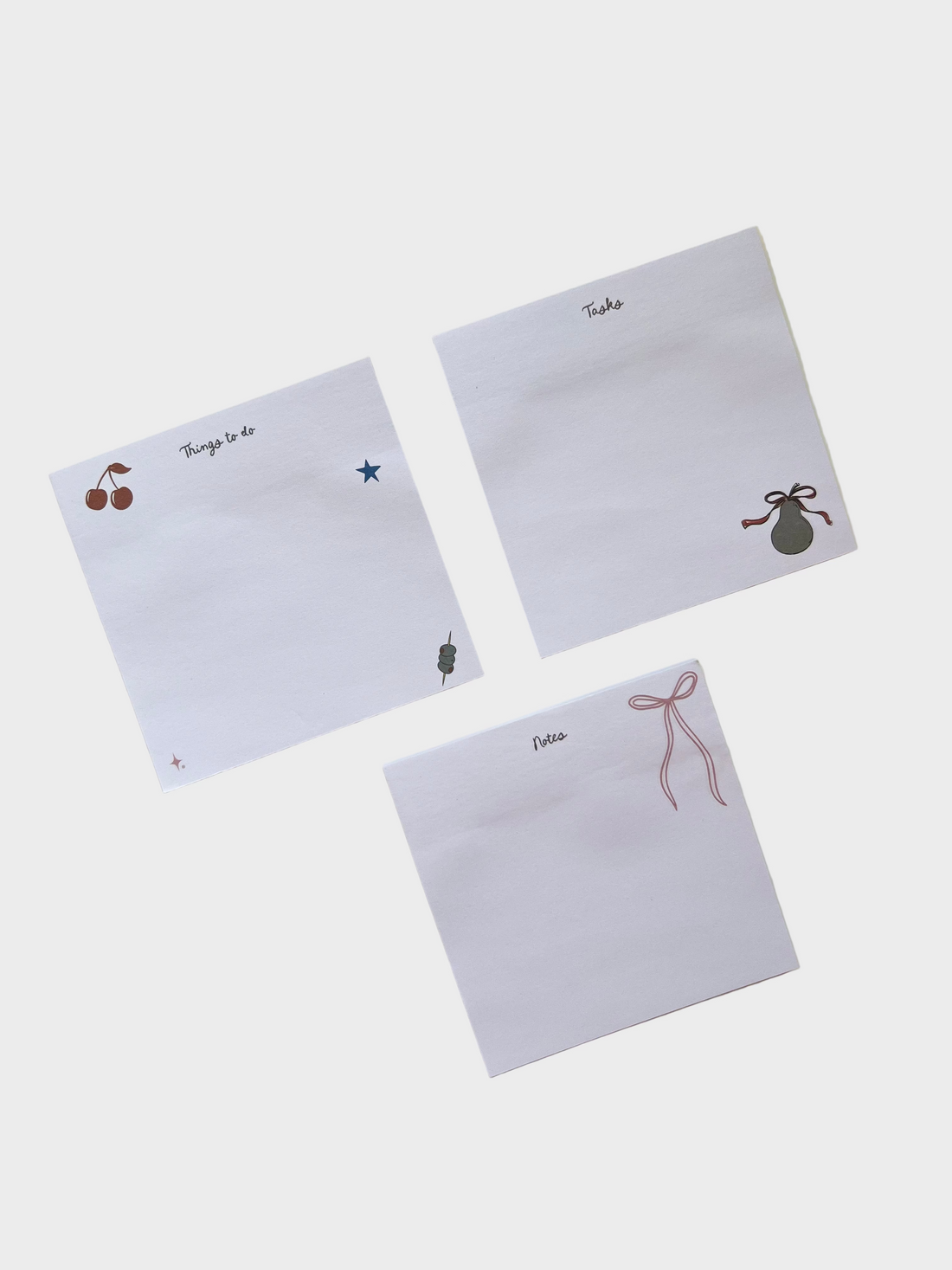 Sticky Notes - Set of 3