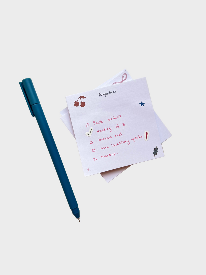 Cherry Sticky Notes