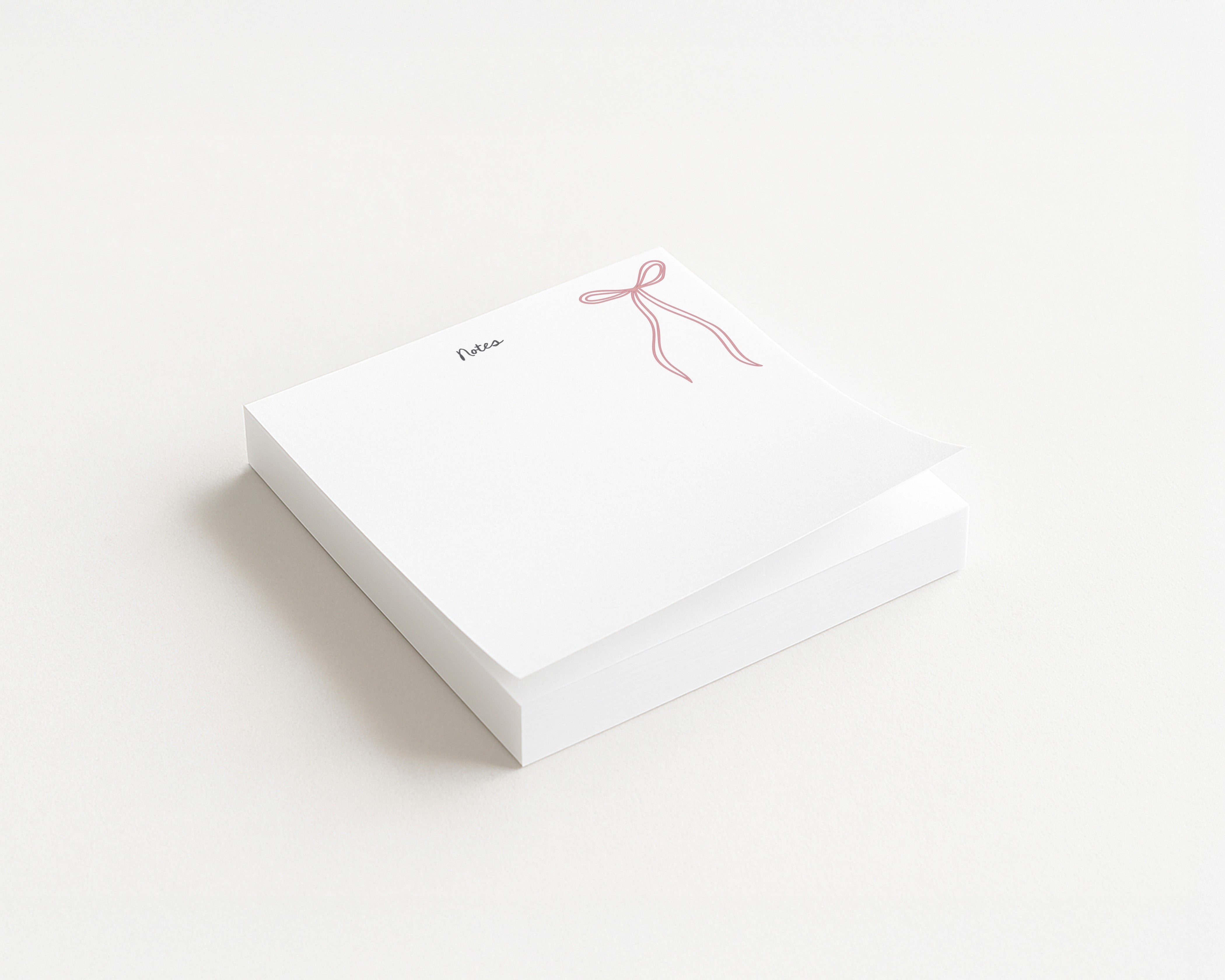 Bow Sticky Notes
