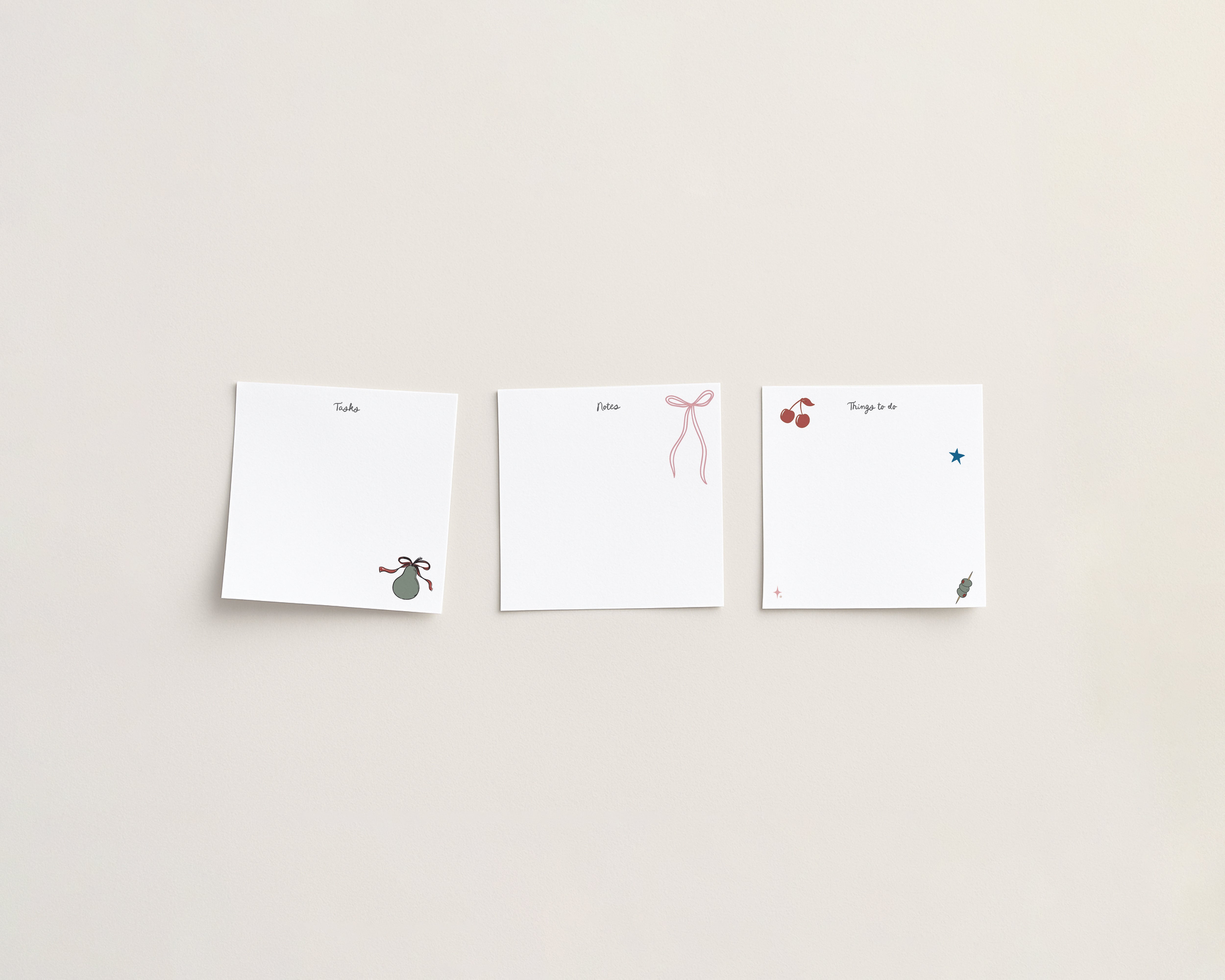 Sticky Notes - Set of 3