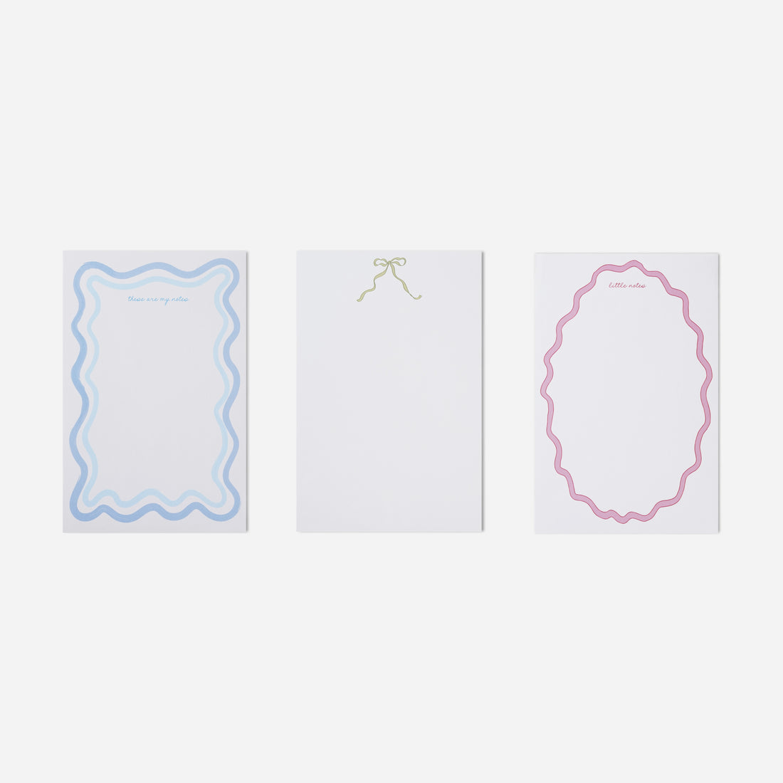 Green Bow Memo Pad