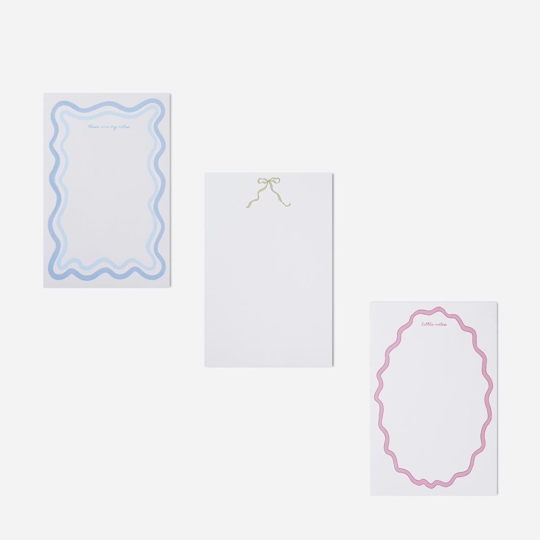 Green Bow Memo Pad