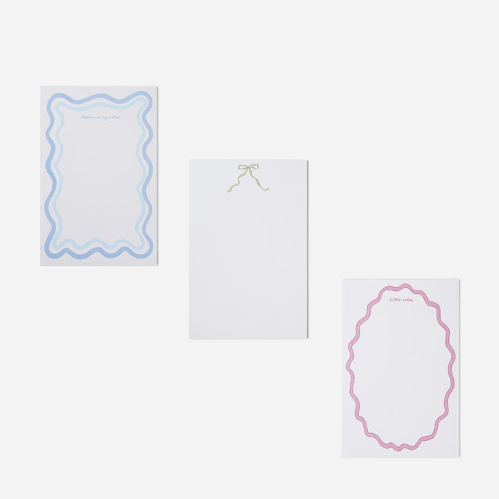 Green Bow Memo Pad
